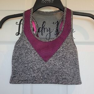 Mira Rae Racerback Sports Bra Women's Size 12/13‎
